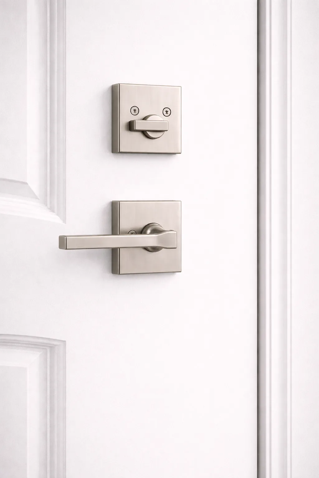 Sleek hardware finish