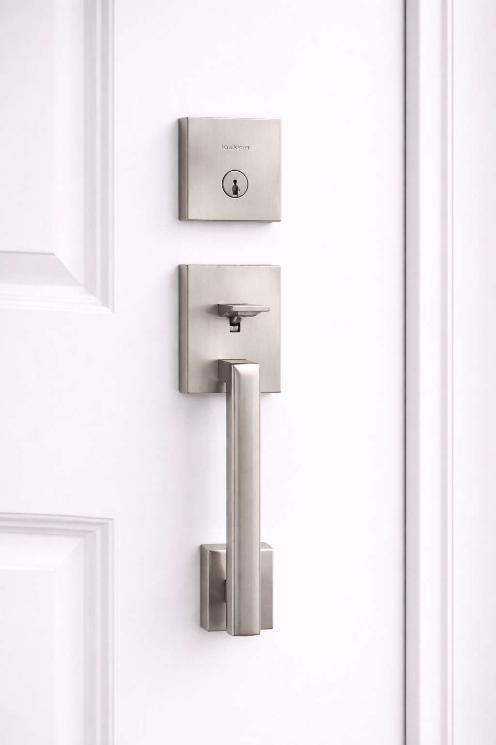 Close-up view of product hardware